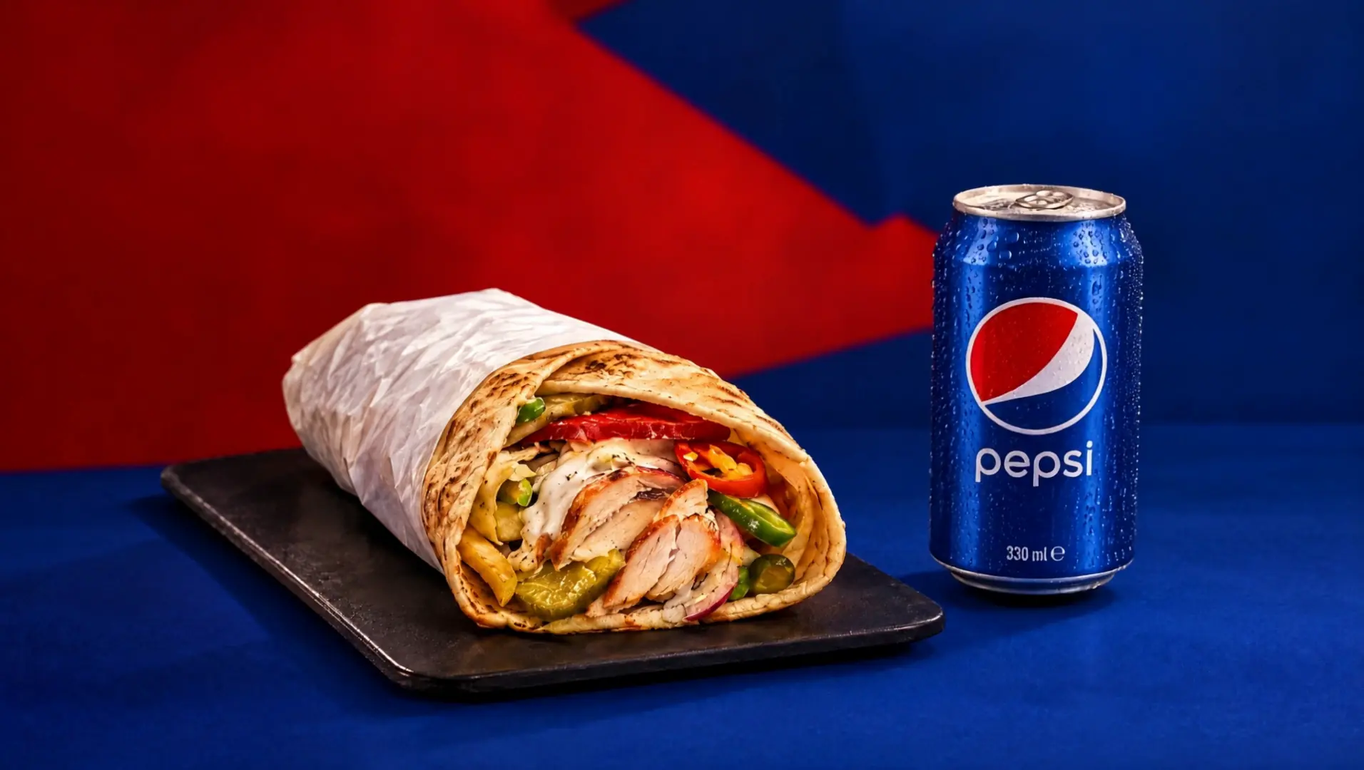 Shaorma Mare — + 1 doză Pepsi gratis